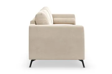 Ocean Lyx 3-sits Sammetssoffa - Beige - Products - Möbler - Soffa - 2 sits soffa