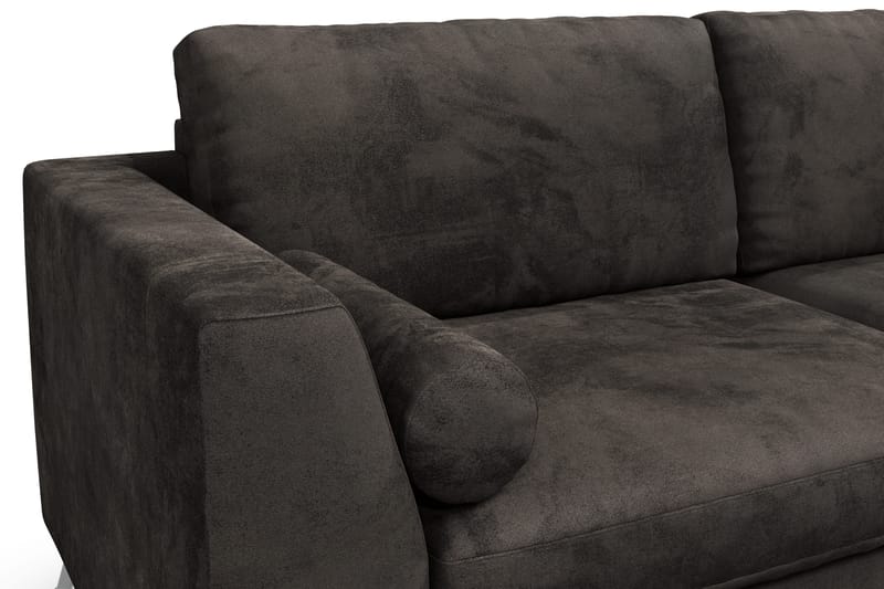 Ocean Lyx 3-sits Soffa - Mörkgrå/Sammet - Products - Möbler - Soffa - 2 sits soffa