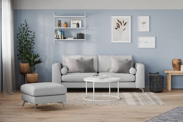 Ocean Lyx 3-sits Tygsoffa - Grå - Products - Möbler - Soffa - 3 sits soffa