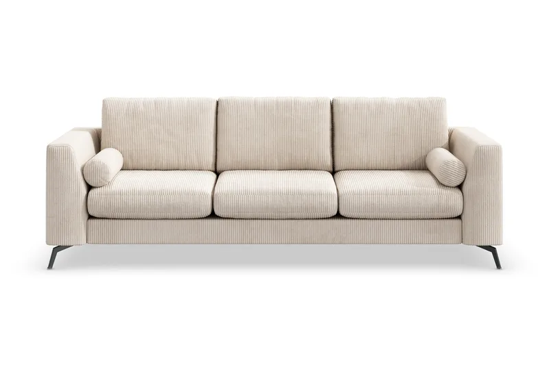 Ocean Lyx 4-sits Manchestersoffa - Beige - Products - Möbler - Soffa - 4 sits soffa
