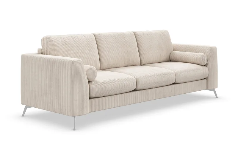 Ocean Lyx 4-sits Manchestersoffa - Beige - Products - Möbler - Soffa - 4 sits soffa