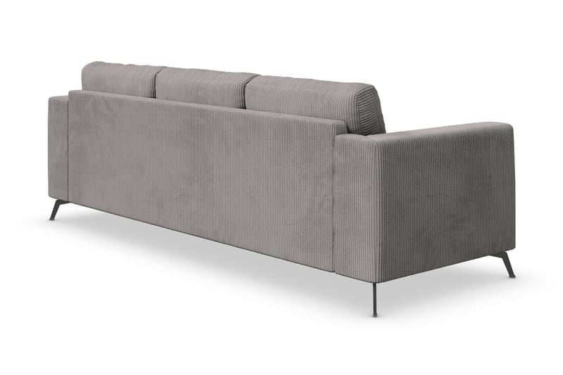 Ocean Lyx 4-sits Manchestersoffa - Mörkgrå - Products - Möbler - Soffa - 4 sits soffa