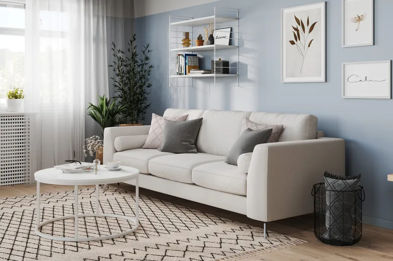 Ocean Lyx 4-sits Soffa - Linnebeige - Products - Möbler - Soffa - 4 sits soffa