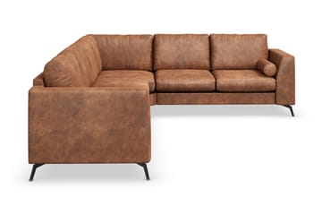 Ocean Lyx 5-sits Vändbar L-formad Hörnsoffa i Konstläder - Brun - Products - Möbler - Soffa - Hörnsoffa