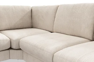Ocean Lyx 5-sits Vändbar L-formad Hörnsoffa i Manchester - Beige - Products - Möbler - Soffa - Hörnsoffa