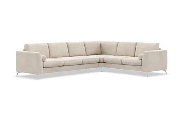Ocean Lyx 5-sits Vändbar L-formad Hörnsoffa i Manchester - Beige - Products - Möbler - Soffa - Hörnsoffa