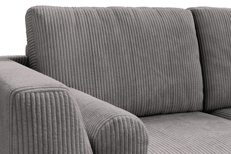 Ocean Lyx 5-sits Vändbar L-formad Hörnsoffa i Manchester - Mörkgrå - Products - Möbler - Soffa - Hörnsoffa
