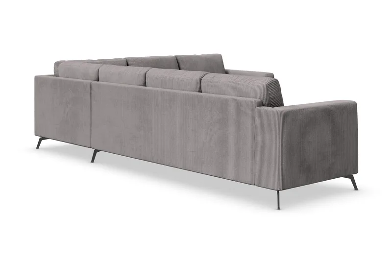 Ocean Lyx 5-sits Vändbar L-formad Hörnsoffa i Manchester - Mörkgrå - Products - Möbler - Soffa - Hörnsoffa