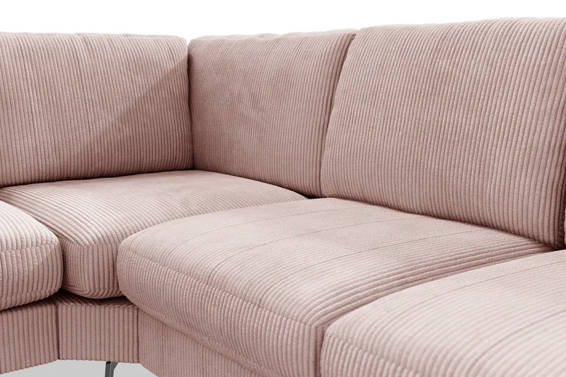 Ocean Lyx 5-sits Vändbar L-formad Hörnsoffa i Manchester - Rosa - Products - Möbler - Soffa - Hörnsoffa
