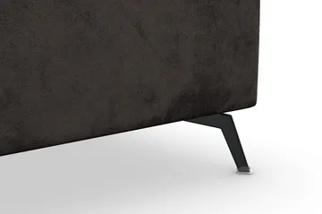 Ocean Lyx 5-sits Vändbar L-formad Hörnsoffa i Sammet - Mörkgrå - Products - Möbler - Soffa - Hörnsoffa