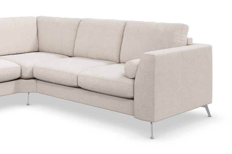 Ocean Lyx 5-sits Vändbar L-formad Hörnsoffa i Tyg - Beige - Products - Möbler - Soffa - Hörnsoffa
