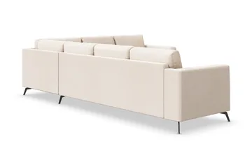 Ocean Lyx 5-sits Vändbar L-formad Hörnsoffa i Tyg - Beige - Products - Möbler - Soffa - Hörnsoffa
