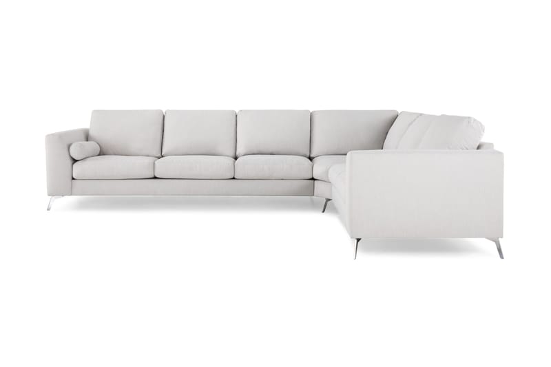 Ocean Lyx 5-sits Vändbar L-formad Hörnsoffa i Tyg - Ljusgrå - Products - Möbler - Soffa - Hörnsoffa