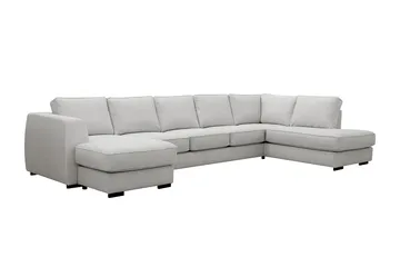 Optus 6-sits U-soffa med Divan och schäslong vänster - Ljusgrå - Products - Möbler - Soffa - U-soffa