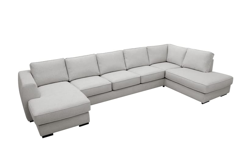 Optus 6-sits U-soffa med Divan och schäslong vänster - Ljusgrå - Products - Möbler - Soffa - U-soffa