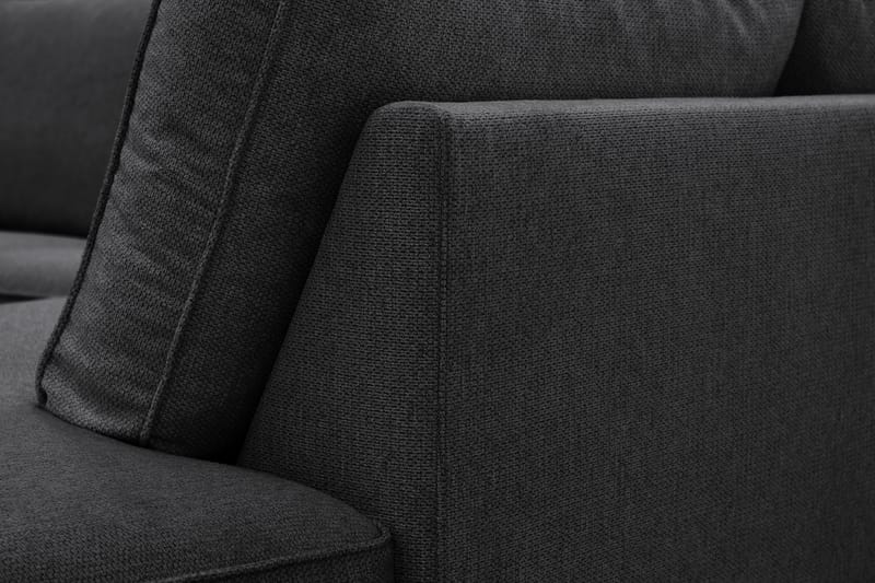 Optus 6-sits U-soffa med Divan och schäslong vänster - Svart - Products - Möbler - Soffa - U-soffa