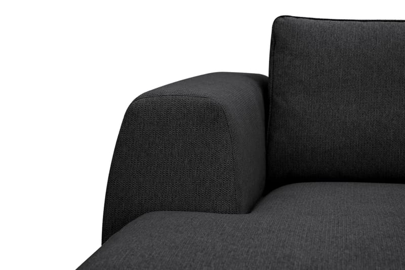 Optus 6-sits U-soffa med Divan och schäslong vänster - Svart - Products - Möbler - Soffa - U-soffa