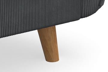 Trend Lyx 2-sits Manchestersoffa - Mörkgrå - Products - Möbler - Soffa - 2 sits soffa