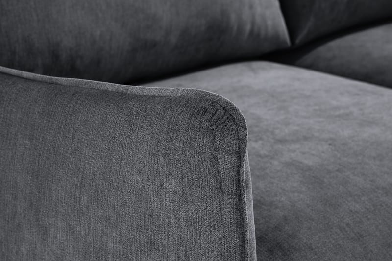 Trend Lyx 2-sits Soffa - Mörkgrå/Ek - Products - Möbler - Soffa - 2 sits soffa