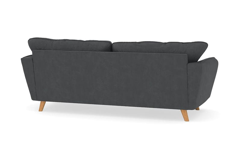 Trend Lyx 3-sits Manchestersoffa - Mörkgrå - Products - Möbler - Soffa - 3 sits soffa