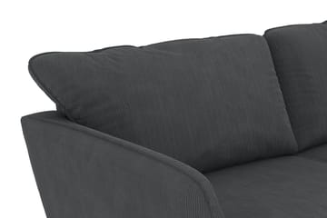 Trend Lyx 3-sits Manchestersoffa - Mörkgrå - Products - Möbler - Soffa - 3 sits soffa