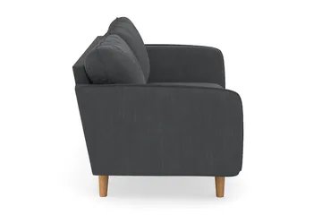 Trend Lyx 3-sits Manchestersoffa - Mörkgrå - Products - Möbler - Soffa - 3 sits soffa