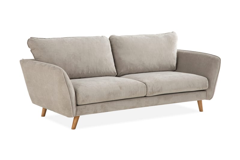 Trend Lyx 3-sits Tygsoffa - Beige - Products - Möbler - Soffa - 3 sits soffa