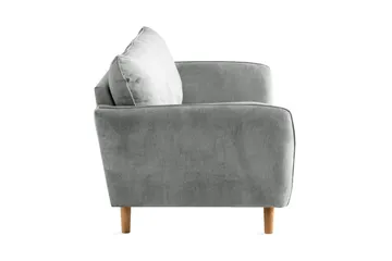 Trend Lyx 3-sits Tygsoffa - Grå - Products - Möbler - Soffa - 3 sits soffa