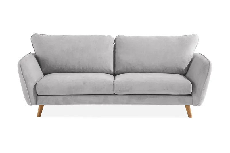 Trend Lyx 3-sits Tygsoffa - Ljusgrå - Products - Möbler - Soffa - 3 sits soffa