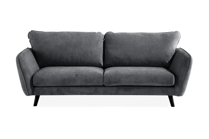 Trend Lyx 3-sits Tygsoffa - Mörkgrå - Products - Möbler - Soffa - 3 sits soffa