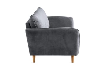 Trend Lyx 3-sits Tygsoffa - Mörkgrå - Products - Möbler - Soffa - 3 sits soffa
