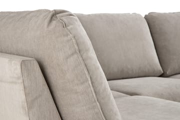 Trend Lyx 4-sits Högervänd U-formad Soffa med Divan och Schäslong i Tyg - Beige - Products - Möbler - Soffa - U-soffa