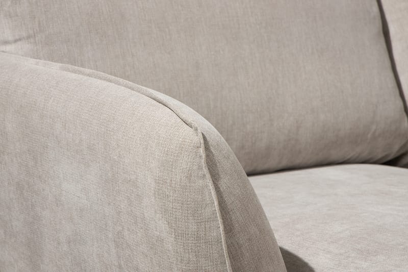 Trend Lyx 4-sits Högervänd U-formad Soffa med Divan och Schäslong i Tyg - Beige - Products - Möbler - Soffa - U-soffa