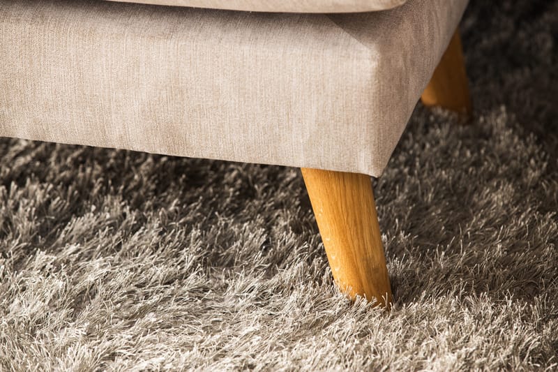 Trend Lyx 4-sits Högervänd U-formad Soffa med Divan och Schäslong i Tyg - Beige - Products - Möbler - Soffa - U-soffa