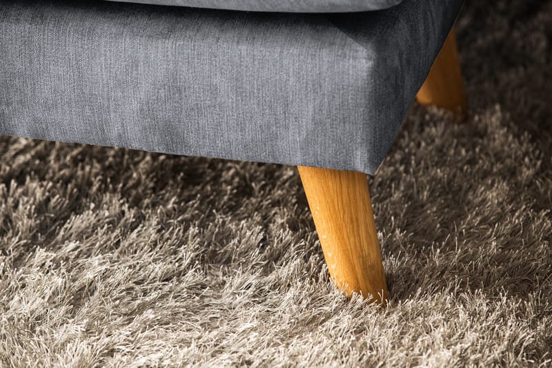 Trend Lyx 4-sits Högervänd U-formad Soffa med Divan och Schäslong i Tyg - Mörkgrå - Products - Möbler - Soffa - U-soffa