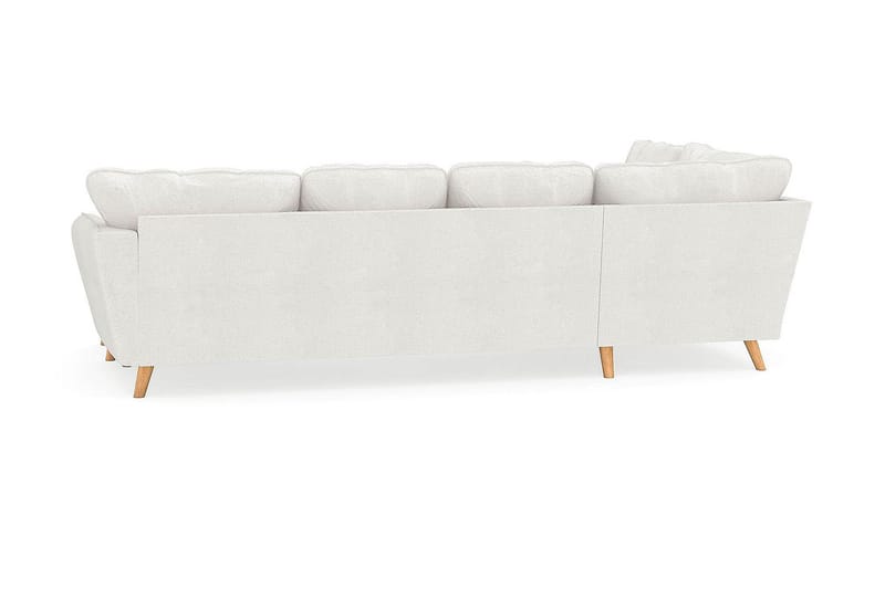 Trend Lyx 4-sits Vänstervänd U-formad Soffa med Divan och Schäslong i Bouclé - Vit - Products - Möbler - Soffa - U-soffa