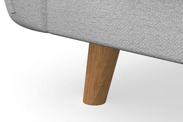 Trend Lyx 4-sits Vänstervänd U-formad Soffa med Divan och Schäslong i Tyg - Ljusgrå - Products - Möbler - Soffa - U-soffa