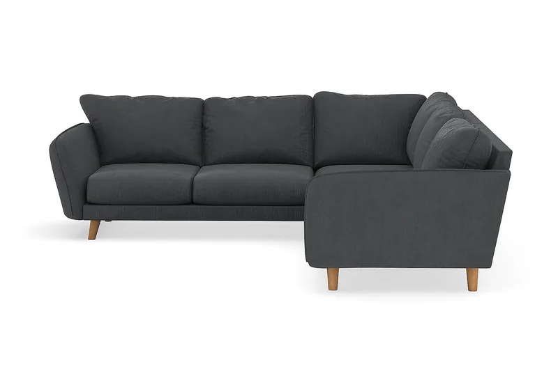 Trend Lyx 6-sits Vändbar L-formad Hörnsoffa i Manchester - Mörkgrå - Products - Möbler - Soffa - Hörnsoffa