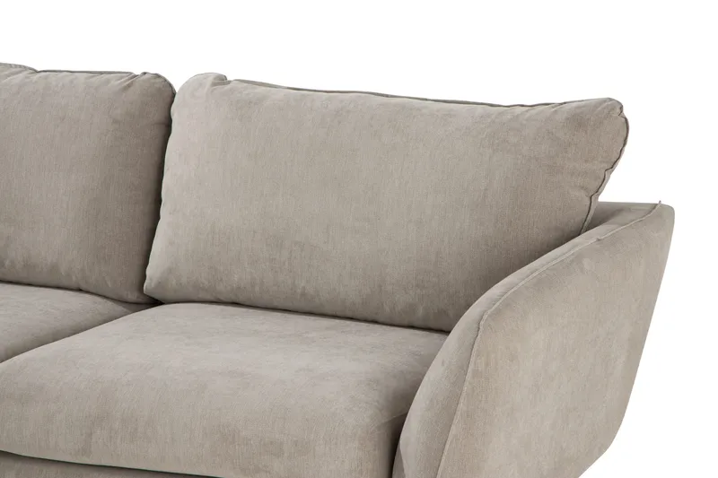 Trend Lyx 6-sits Vändbar L-formad Hörnsoffa i Tyg - Beige - Products - Möbler - Soffa - Hörnsoffa