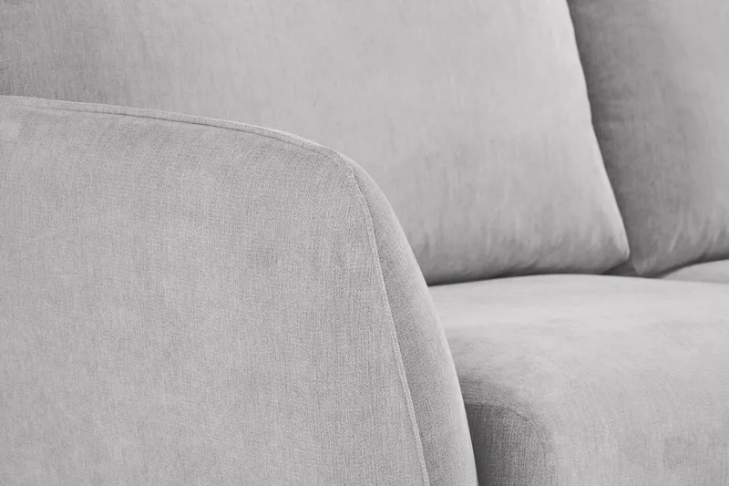 Trend Lyx 6-sits Vändbar L-formad Hörnsoffa i Tyg - Ljusgrå - Products - Möbler - Soffa - Hörnsoffa