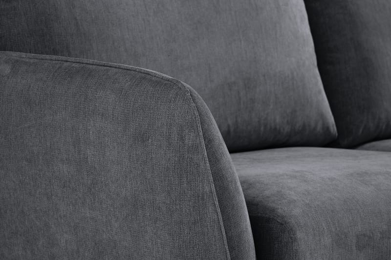 Trend Lyx 6-sits Vändbar L-formad Hörnsoffa i Tyg - Mörkgrå - Products - Möbler - Soffa - Hörnsoffa