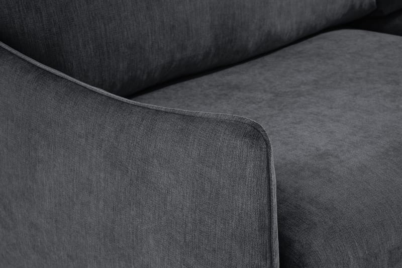 Trend Lyx Hörnsoffa Vändbar - Mörkgrå/Svart - Products - Möbler - Soffa - Hörnsoffa