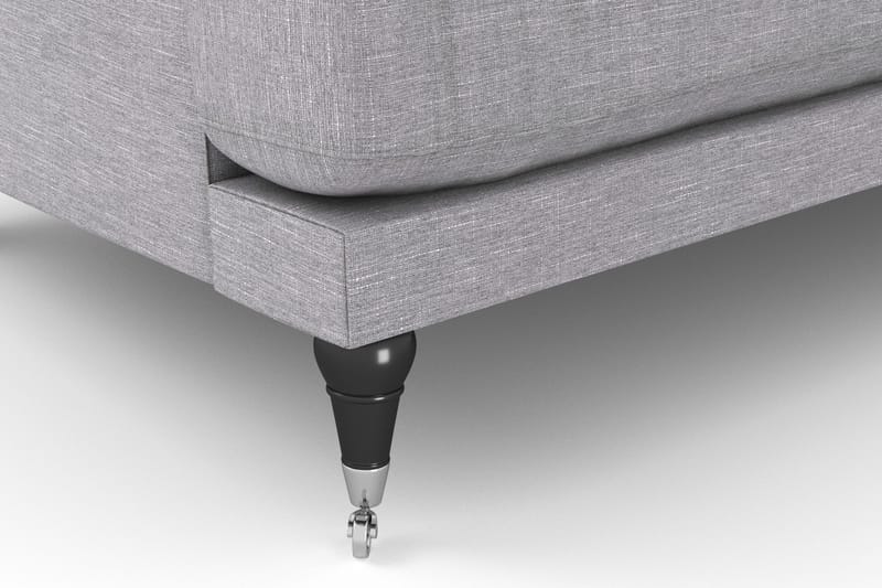 Andrew Loveseat - Ljusgrå/Krom - Products - Möbler - Fåtölj & stolar - Fåtölj