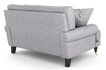 Andrew Loveseat - Ljusgrå/Mässing - Products - Möbler - Fåtölj & stolar - Fåtölj