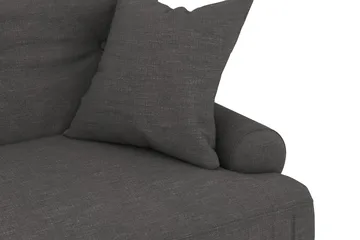 Andrew Loveseat - Mörkgrå/Krom - Products - Möbler - Fåtölj & stolar - Fåtölj