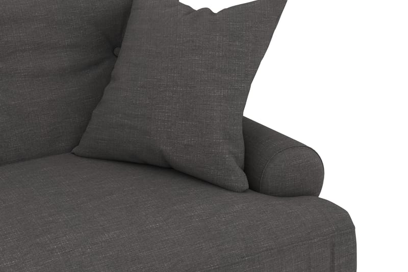 Andrew Loveseat - Mörkgrå/Krom - Products - Möbler - Fåtölj & stolar - Fåtölj