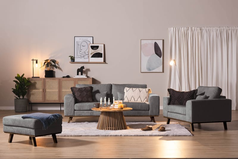 Copenhagen Fåtölj Manchester - Grå - Products - Möbler - Fåtölj & stolar - Fåtölj