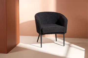 Fluffy Fåtölj - Svart - Products - Möbler - Fåtölj & stolar - Fåtölj