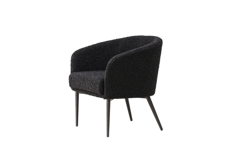 Fluffy Fåtölj - Svart - Products - Möbler - Fåtölj & stolar - Fåtölj