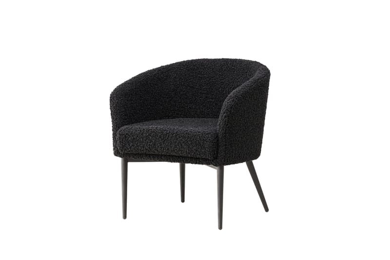 Fluffy Fåtölj - Svart - Products - Möbler - Fåtölj & stolar - Fåtölj
